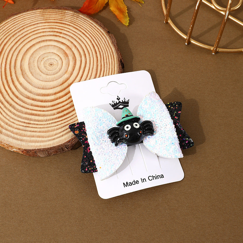 Halloween Spider Web Hair Clip
