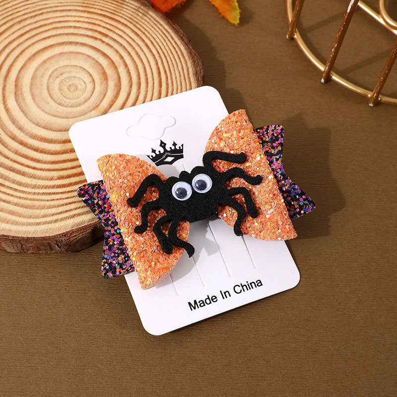 Halloween Spider Web Hair Clip
