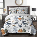 Halloween Comforter Bedding Set – Ghosts, Witches & Pumpkins