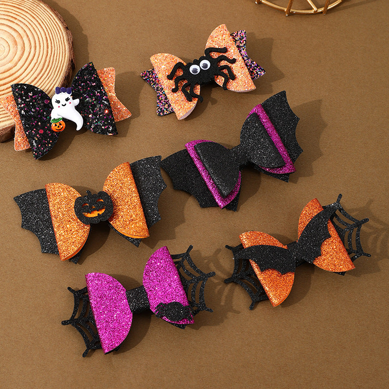 Halloween Spider Web Hair Clip