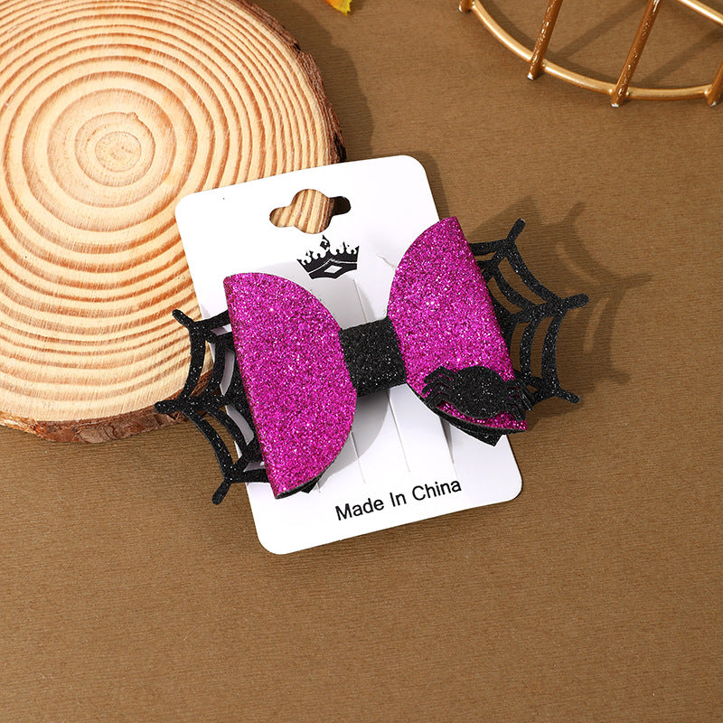 Halloween Spider Web Hair Clip