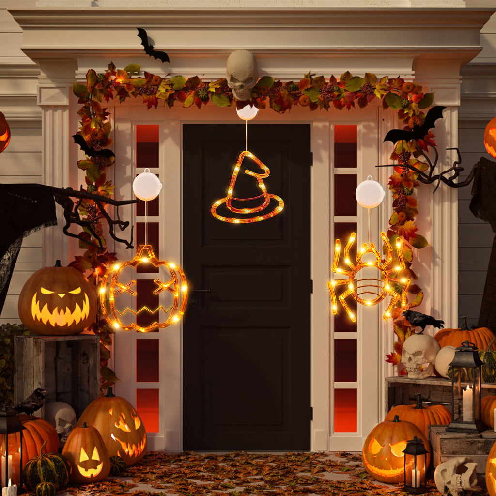 Halloween LED Window Silhouette Lights